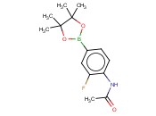4-乙酰氨基-3-氟苯基<span class='lighter'>硼酸</span><span class='lighter'>频</span><span class='lighter'>哪</span><span class='lighter'>醇</span><span class='lighter'>酯</span>