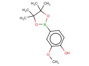 2-<span class='lighter'>METHOXY</span>-4-(<span class='lighter'>4,4,5,5-TETRAMETHYL-1,3,2-DIOXABOROLAN-2-YL</span>)PHENOL