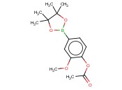 2-<span class='lighter'>METHOXY</span>-4-(<span class='lighter'>4,4,5,5-TETRAMETHYL-1,3,2-DIOXABOROLAN-2-YL</span>)PHENYL ACETATE