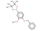 4-苄氧基-3-甲氧基<span class='lighter'>苯</span><span class='lighter'>硼酸</span><span class='lighter'>频</span>那<span class='lighter'>醇</span><span class='lighter'>酯</span>