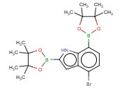 4-BROMO-2,7-BIS(4,4,5,5-TETRAMETHYL-1,3,2-DIOXABOROLAN-2-YL)-1H-INDOLE