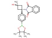 2-((1R,3R)-3-HYDROXY-3-METHYL-1-(4-(4,4,5,5-TETRAMETHYL-1,3,2-DIOXABOROLAN-2-YL)PHENYL)CYCLOBUTYL)ISOINDOLINE-1,3-DIONE