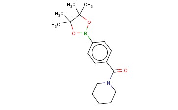 4-(1-哌啶羰基)<span class='lighter'>苯</span><span class='lighter'>硼酸</span><span class='lighter'>频</span><span class='lighter'>哪</span><span class='lighter'>醇</span><span class='lighter'>酯</span>