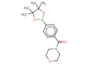 morpholino(4-(<span class='lighter'>4,4,5,5-tetramethyl-1,3,2-dioxaborolan-2-yl</span>)phenyl)<span class='lighter'>methanone</span>