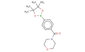 4-(吗啉-4-羰基)<span class='lighter'>苯</span><span class='lighter'>硼酸</span><span class='lighter'>频</span><span class='lighter'>哪</span><span class='lighter'>醇</span><span class='lighter'>酯</span>