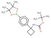 TERT-BUTYL 1-(4-(4,4,5,5-TETRAMETHYL-1,3,2-DIOXABOROLAN-2-YL)PHENYL)CYCLOBUTYLCARBAMATE