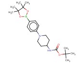TERT-BUTYL N-[1-[4-(4,4,5,5-TETRAMETHYL-1,3,2-DIOXABOROLAN-2-YL)PHENYL]PIPERIDIN-4-YL]CARBAMATE