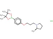 PYRROLIDINE, 2-METHYL-1-[3-[4-(4,4,5,5-TETRAMETHYL-1,3,2-DIOXABOROLAN-2-YL)PHENOXY]PROPYL]-(2R)-, HYDROCHLORIDE SALT