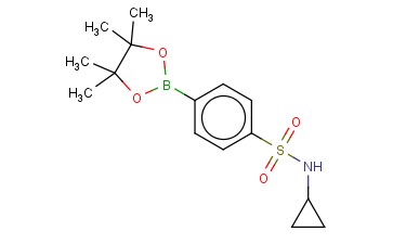 4-(N-环丙基磺酰胺)<span class='lighter'>苯</span><span class='lighter'>硼酸</span><span class='lighter'>频</span><span class='lighter'>哪</span><span class='lighter'>醇</span><span class='lighter'>酯</span>