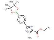 5-METHYL-2-[4-(4,4,5,5-TETRAMETHYL-[1,3,2]DIOXABOROLAN-2-YL)-PHENYL]-3H-IMIDAZOLE-4-CARBOXYLIC ACID ETHYL ESTER