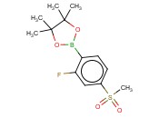 2-(2-FLUORO-4-METHANESULFONYL-PHENYL)-4,4,5,5-TETRAMETHYL-[1,3,2]DIOXABOROLANE