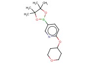 2-(TETRAHYDRO-PYRAN-4-YLOXY)-5-(4,4,5,5-TETRAMETHYL-[1,3,2]DIOXABOROLAN-2-YL)-PYRIDINE