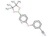 3-[[5-(4,4,5,5-TETRAMETHYL-1,3,2-DIOXABOROLAN-2-YL)PYRIDIN-2-YL]OXY]BENZONITRILE