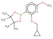 2-(CYCLOPROPYLMETHOXY)-6-METHOXY-3-(4,4,5,5-TETRAMETHYL-1,3,2-DIOXABOROLAN-2-YL)PYRIDINE
