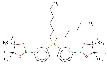 9,9-二己基-9H-9-硅杂芴-2,7-双(<span class='lighter'>硼酸</span><span class='lighter'>频</span><span class='lighter'>哪</span><span class='lighter'>醇</span><span class='lighter'>酯</span>)