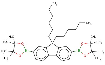 9,9-二己基芴-2,7-双(<span class='lighter'>硼酸</span><span class='lighter'>频</span><span class='lighter'>哪</span><span class='lighter'>醇</span><span class='lighter'>酯</span>)