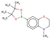 4-methyl-7-(4,4,5,5-tetramethyl-1,3,2-dioxaborolan-2-yl)-3,4-dihydro-2H-1,4-benzoxazine