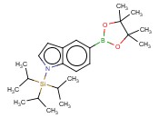 5-(4,4,5,5-四甲基-1,3,2-二氧硼戊环-2-基)-1-(三异丙硅基)-1H-吲哚