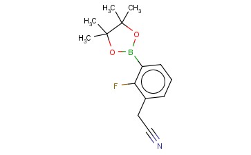 3-(CYANOMETHYL)-<span class='lighter'>2-FLUOROPHENYLBORONIC</span> ACID PINACOL ESTER