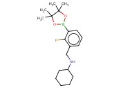 3-(N-环己基氨基甲基)-2-氟<span class='lighter'>苯</span><span class='lighter'>硼酸</span>频那<span class='lighter'>醇</span><span class='lighter'>酯</span>