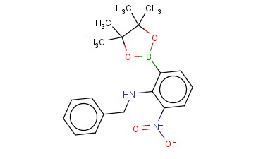 2-N-苄基氨基-3-<span class='lighter'>硝基苯</span><span class='lighter'>硼酸</span><span class='lighter'>频</span>那<span class='lighter'>醇</span><span class='lighter'>酯</span>