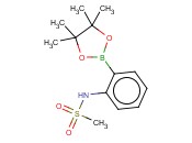2-METHANESULFONYL<span class='lighter'>AMINO</span>PHENYLBORONIC ACID, PINACOL ESTER