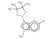 5-BROMO-1-METHYL-3-(4,4,5,5-TETRAMETHYL-1,3,2-DIOXABOROLAN-2-YL)-1H-INDOLE
