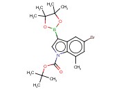 TERT-BUTYL 5-BROMO-7-METHYL-3-(4,4,5,5-TETRAMETHYL-1,3,2-DIOXABOROLAN-2-YL)-1H-INDOLE-1-CARBOXYLATE