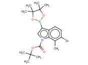 TERT-BUTYL 6-BROMO-7-METHYL-3-(4,4,5,5-TETRAMETHYL-1,3,2-DIOXABOROLAN-2-YL)-1H-INDOLE-1-CARBOXYLATE