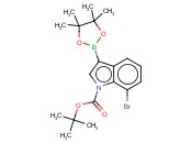 TERT-BUTYL 7-BROMO-3-(4,4,5,5-TETRAMETHYL-1,3,2-DIOXABOROLAN-2-YL)-1H-INDOLE-1-CARBOXYLATE