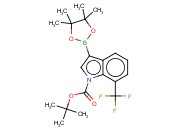 TERT-BUTYL 3-(4,4,5,5-TETRAMETHYL-1,3,2-DIOXABOROLAN-2-YL)-7-(TRIFLUOROMETHYL)-1H-INDOLE-1-CARBOXYLATE