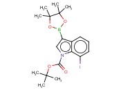 TERT-BUTYL 7-IODO-3-(4,4,5,5-TETRAMETHYL-1,3,2-DIOXABOROLAN-2-YL)-1H-INDOLE-1-CARBOXYLATE
