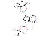 TERT-BUTYL 7-CHLORO-3-(4,4,5,5-TETRAMETHYL-1,3,2-DIOXABOROLAN-2-YL)-1H-PYRROLO[2,3-C]PYRIDINE-1-CARBOXYLATE