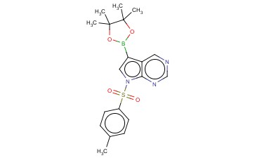 5-(4,4,5,5-TETRAMETHYL-1,3,2-DIOXABOROLAN-2-YL)-7-TOSYL-7H-PYRROLO[2,3-D]PYRIMIDINE