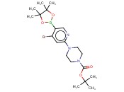 4-[4-BROMO-5-(4,4,5,5-TETRAMETHYL-[1,3,2]DIOXABOROLAN-2-YL)-PYRIDIN-2-YL]-PIPERAZINE-1-CARBOXYLIC ACID TERT-BUTYL ESTER
