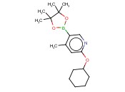 2-(CYCLOHEXYLOXY)-4-METHYL-5-(4,4,5,5-TETRAMETHYL-1,3,2-DIOXABOROLAN-2-YL)PYRIDINE