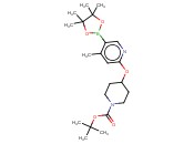 TERT-BUTYL 4-([4-METHYL-5-(4,4,5,5-TETRAMETHYL-1,3,2-DIOXABOROLAN-2-YL)PYRIDIN-2-YL]OXY)PIPERIDINE-1-CARBOXYLATE