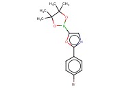 2-(4-BROMOPHENYL)-5-(4,4,5,5-TETRAMETHYL-1,3,2-DIOXABOROLAN-2-YL)OXAZOLE