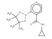N-CYCLOPROPYL-3-(4,4,5,5-TETRAMETHYL-1,3,2-DIOXABOROLAN-2-YL)<span class='lighter'>ISONICOTINAMIDE</span>