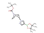 8-AZABICYCLO[3.2.1]OCTANE-8-CARBOXYLIC ACID, 3-[4-(4,4,5,5-TETRAMETHYL-1,3,2-DIOXABOROLAN-2-YL)-1H-PYRAZOL-1-YL]-, 1,1-DIMETHYLETHYL ESTER, (3-EXO)-
