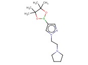 1-(2-(pyrrolidin-1-yl)ethyl)-4-(4,4,5,5-tetramethyl-1,3,2-dioxaborolan-2-yl)-1H-pyrazole