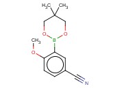 3-(5,5-DIMETHYL-1,3,2-DIOXABORINAN-2-YL)-<span class='lighter'>4-METHOXYBENZONITRILE</span>