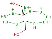 1,7-卡巴多司癸<span class='lighter'>硼</span><span class='lighter'>烷</span>(12)-1,7-<span class='lighter'>二甲</span>醇