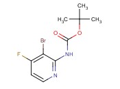 <span class='lighter'>tert-Butyl</span> (3-bromo-4-fluoropyridin-2-<span class='lighter'>yl</span>)<span class='lighter'>carbamate</span>