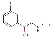 <span class='lighter'>Benzenemethanol</span>, <span class='lighter'>3-bromo-</span>α-[(methylamino)methyl]-