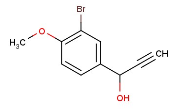Benzenemethanol, 3-bromo-α-ethynyl-4-methoxy-