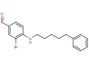 3-bromo-4-((5-phenylpentyl)amino)benzaldehyde