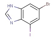 6-Bromo-4-<span class='lighter'>iodo</span>-1H-benzimidazole