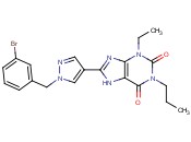 8-[1-(3-BROMO-BENZYL)-1H-<span class='lighter'>PYRAZOL</span>-4-YL]-3-ETHYL-1-PROPYL-3,7-<span class='lighter'>DIHYDRO</span>-PURINE-2,6-DIONE