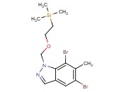 5,7-Dibromo-6-methyl-1-((2-(trimethylsilyl)ethoxy)methyl)-1H-<span class='lighter'>indazole</span>